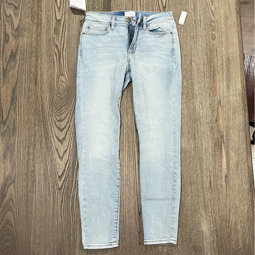 NWT Daily Ritual Denim Womens Skinny-Fit Mid-Rise Jeans Stretch Blue Size 26S